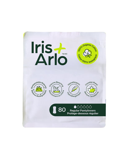 Pantyliners, reg 80ct - Iris + Arlo Inc.