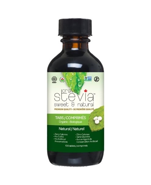 Crave Stevia Powder Stevia 100 Tabs