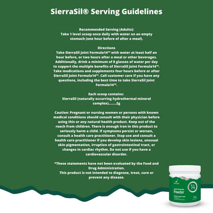 Joint Formula Powder, 240g - Sierrasil