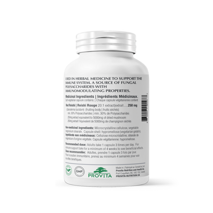 Reishi 5000, 180 caps - Provita