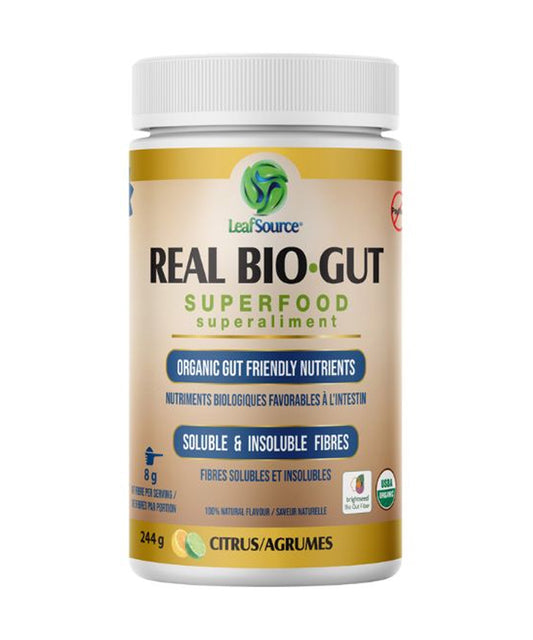 Real Bio-Gut Superfood, 244g - LeafSource