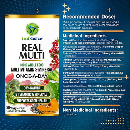 Real Multi, 30 Vcap - LeafSource