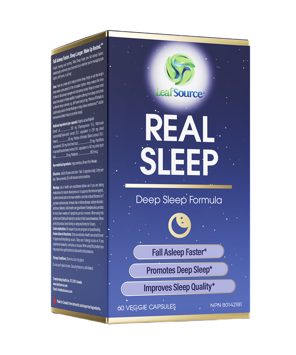 Real Sleep, 60vcaps - LeafSource