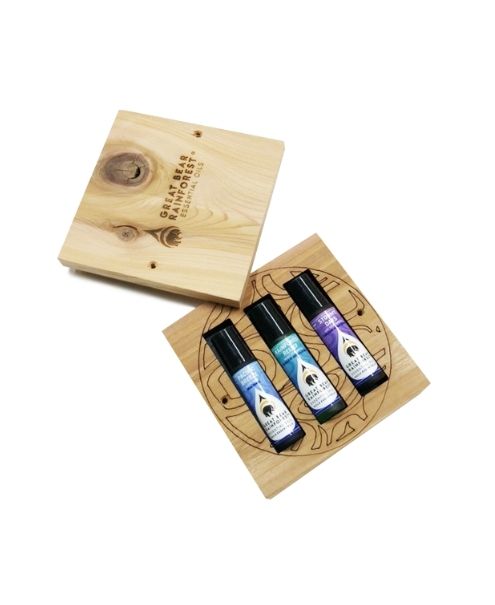 Reclaimed Cedar Roll On Gift Set - Great Bear Rainforest