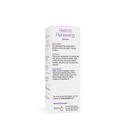 Retinol Renewing Serum, 13.5ml - Hyalogic
