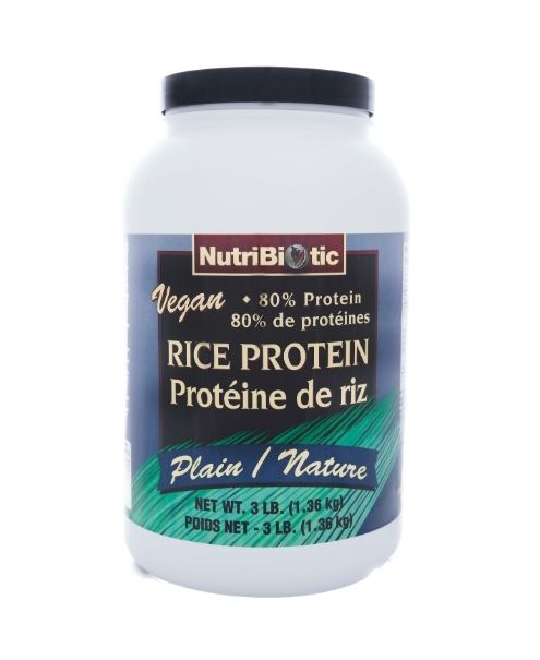 Rice Protein Plain, 1.36kg - Nutribiotic