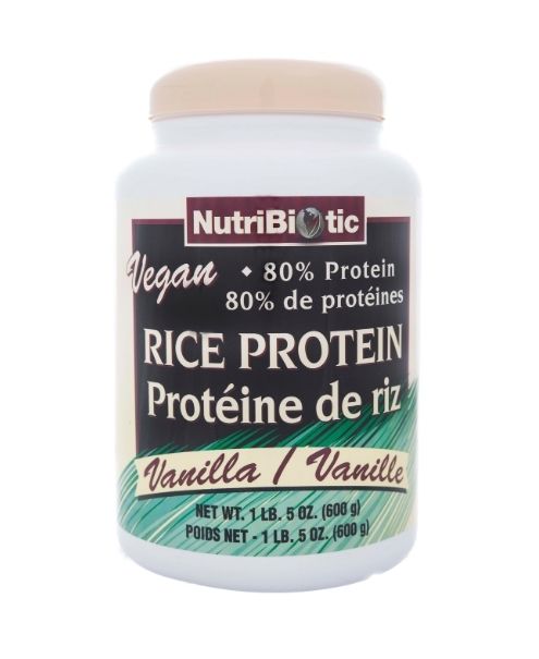 Rice Protein (Vanil), 600g - Nutribiotic