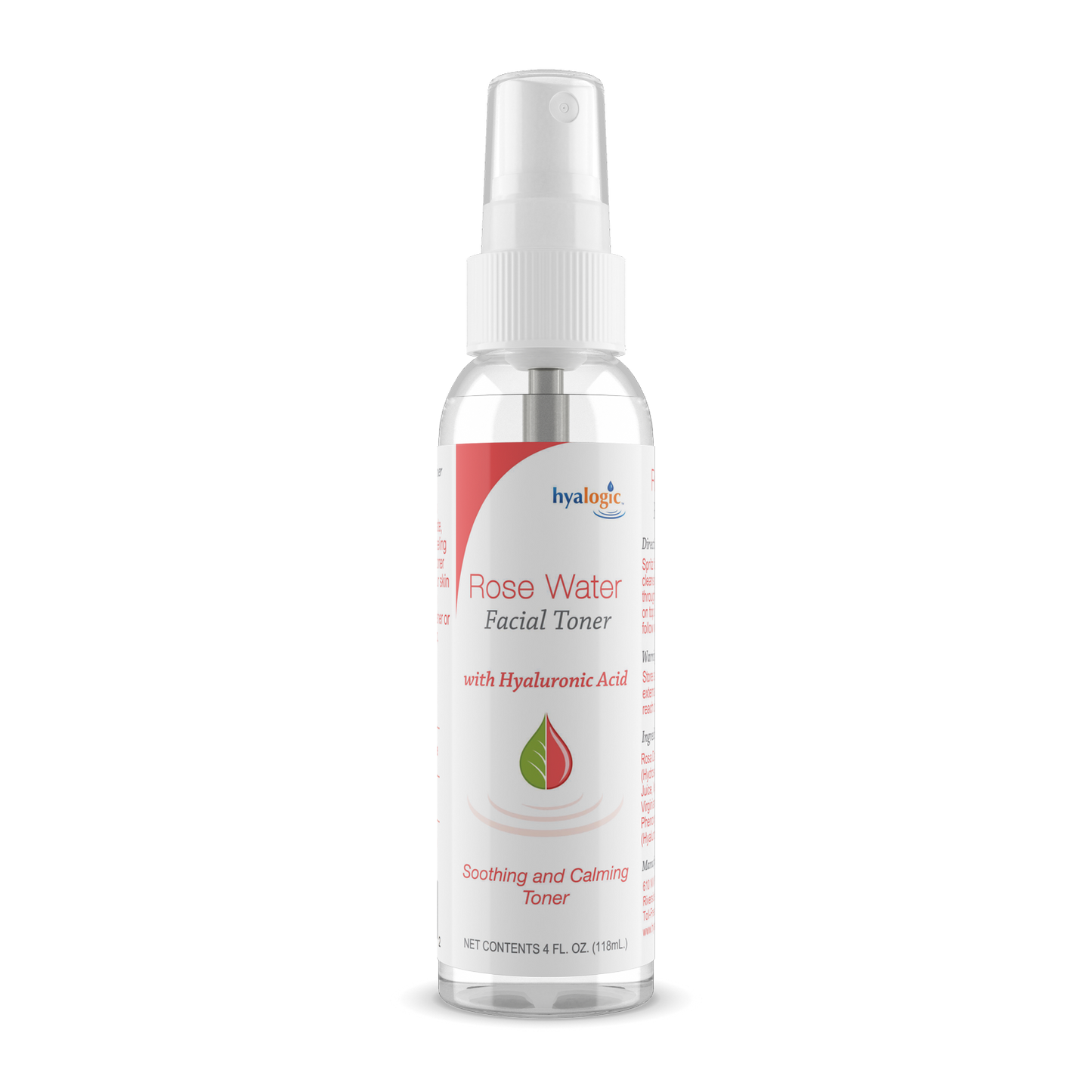 Rosewater Toner, 118ml - Hyalogic