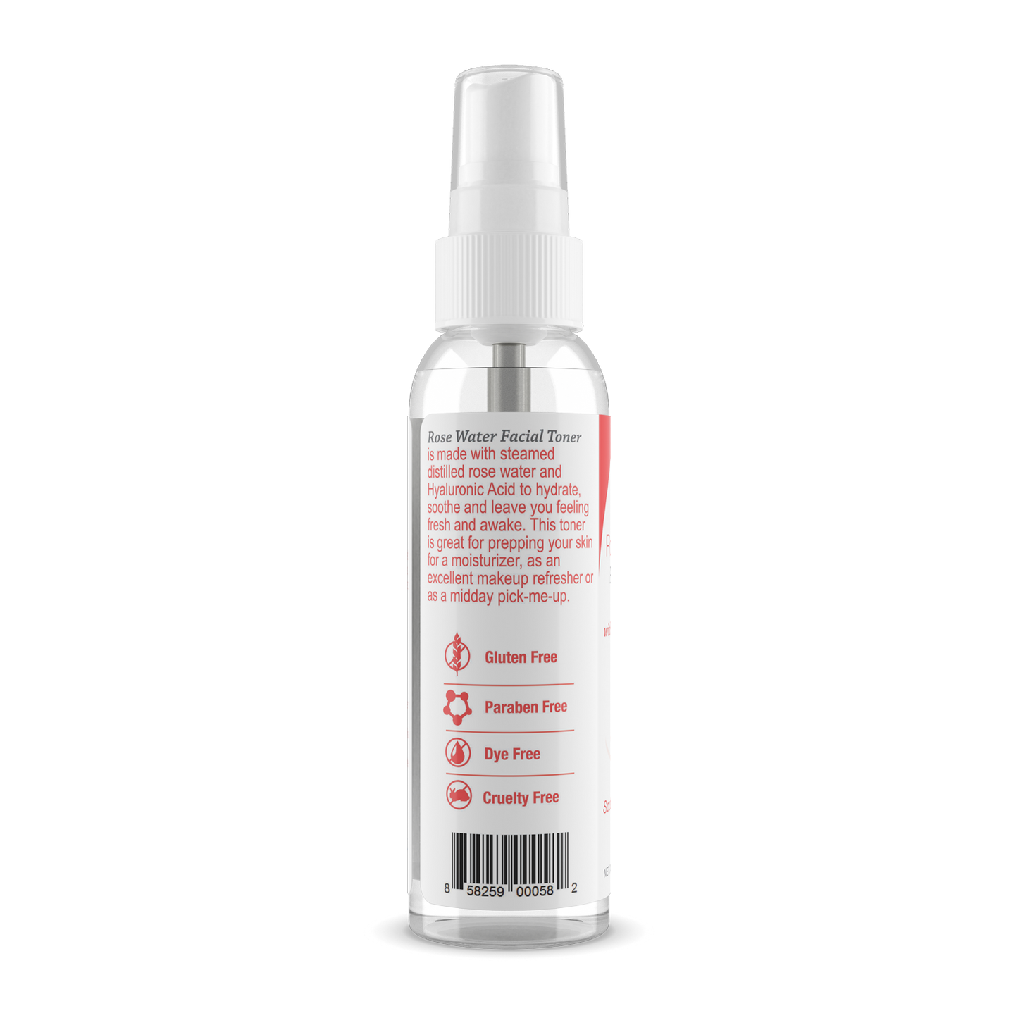 Rosewater Toner, 118ml - Hyalogic