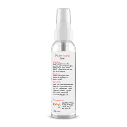 Rosewater Toner, 118ml - Hyalogic