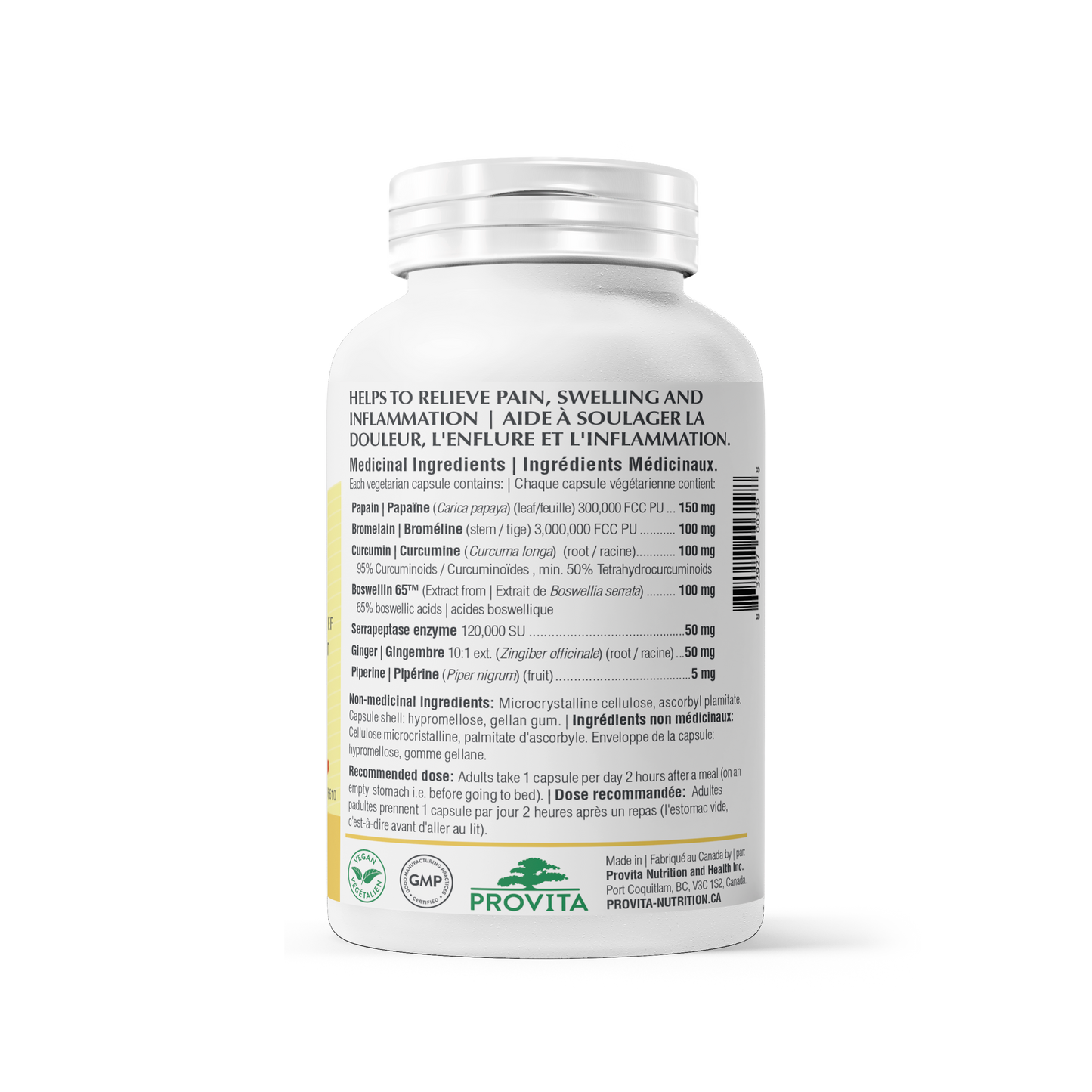 Serra Plus 120 capsules végétales - Provita