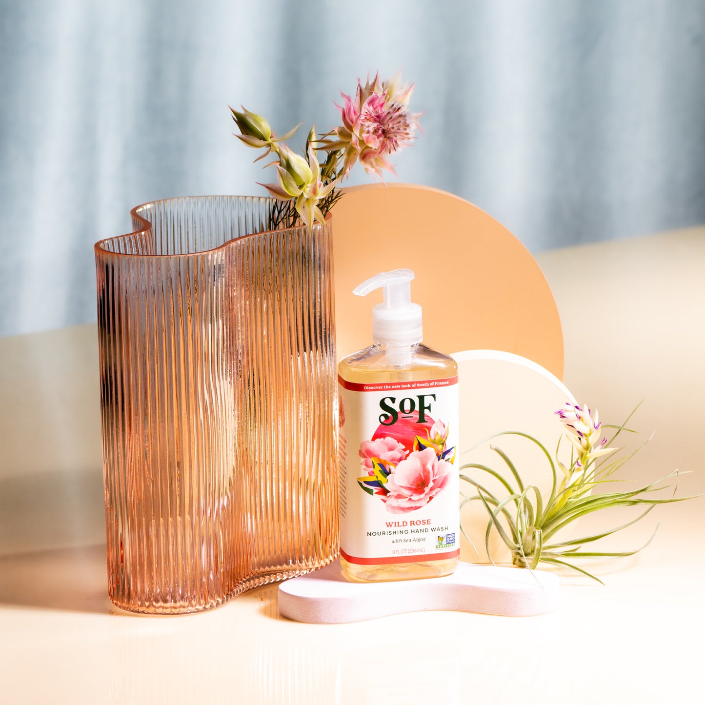 Liquid Soap Wild Rose, 236ml - South Of France