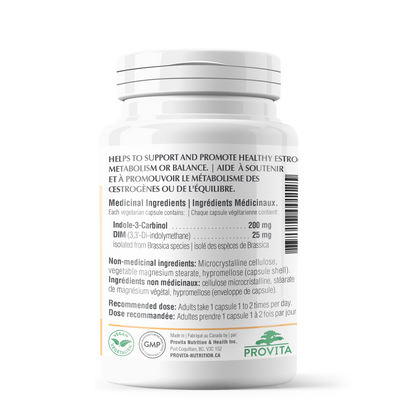 Synergistic Indole-3-Carbinol, 60 caps - Provita