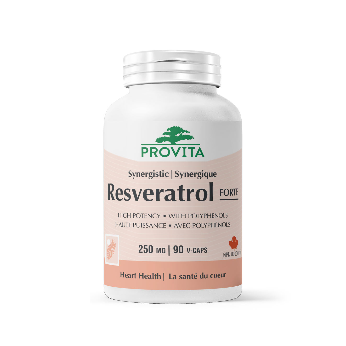 Resvératrol Forte 90 gélules - Provita