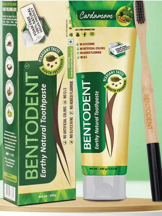 Combo (Cardamom) W/Toothbrush - Bentodent