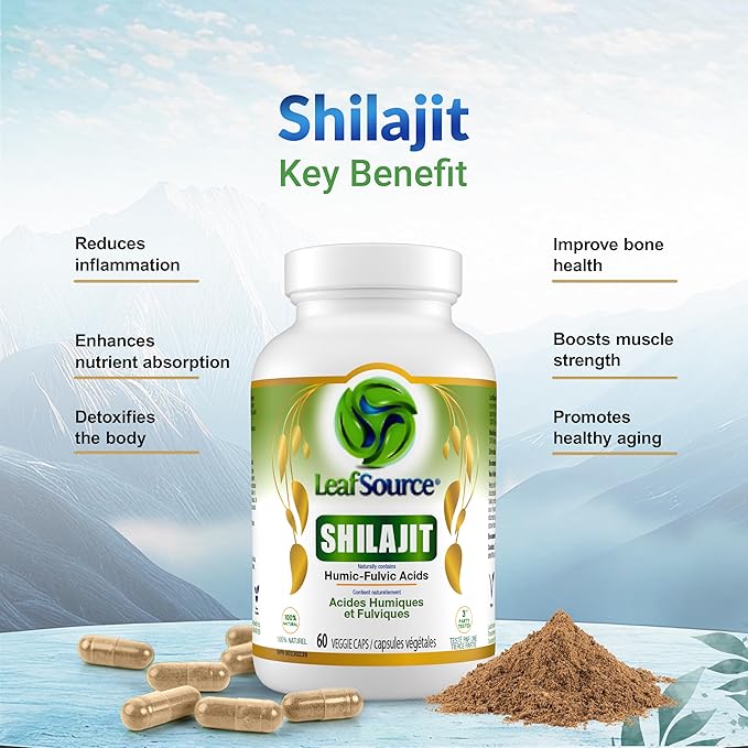 Shilajit W/Humic-Fulvic Acid Complex, 60s - LeafSource