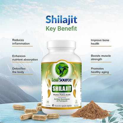Shilajit W/Humic-Fulvic Acid Complex, 60s - LeafSource