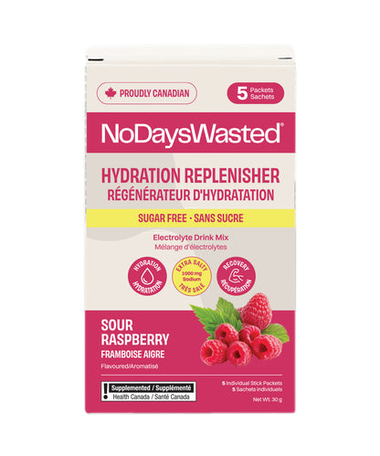 Sour Raspberry, 5pk - No Days Wasted
