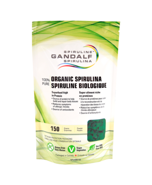 Spirulina Organic, 150g powder - Gandalf