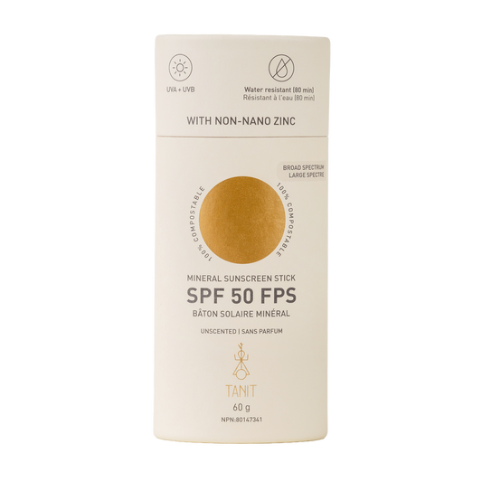 Sunscreen Stick SPF 50 - Unscented, 60g - Tanit
