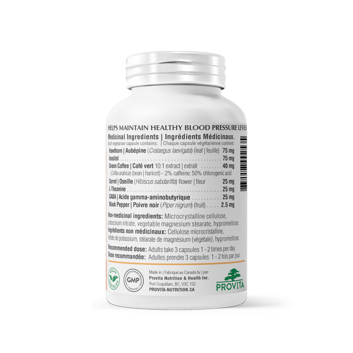 Tensopril Pro 60 gélules - Provita