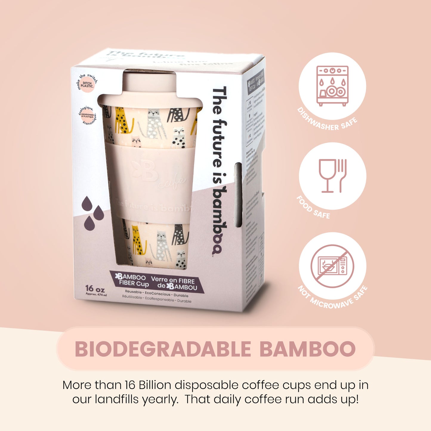 Feline Fine Cup - The Future Is Bamboo