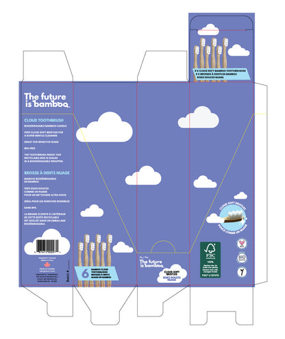 Cloud Brush 6/Box - The Future Is Bamboo