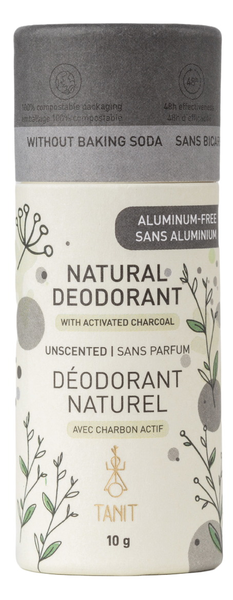 Unscented w/Charcoal-Mini, 10g - Tanit