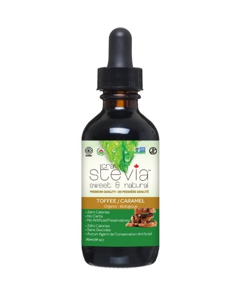 Crave Stevia, Liquid Drops, Toffee, 30ml