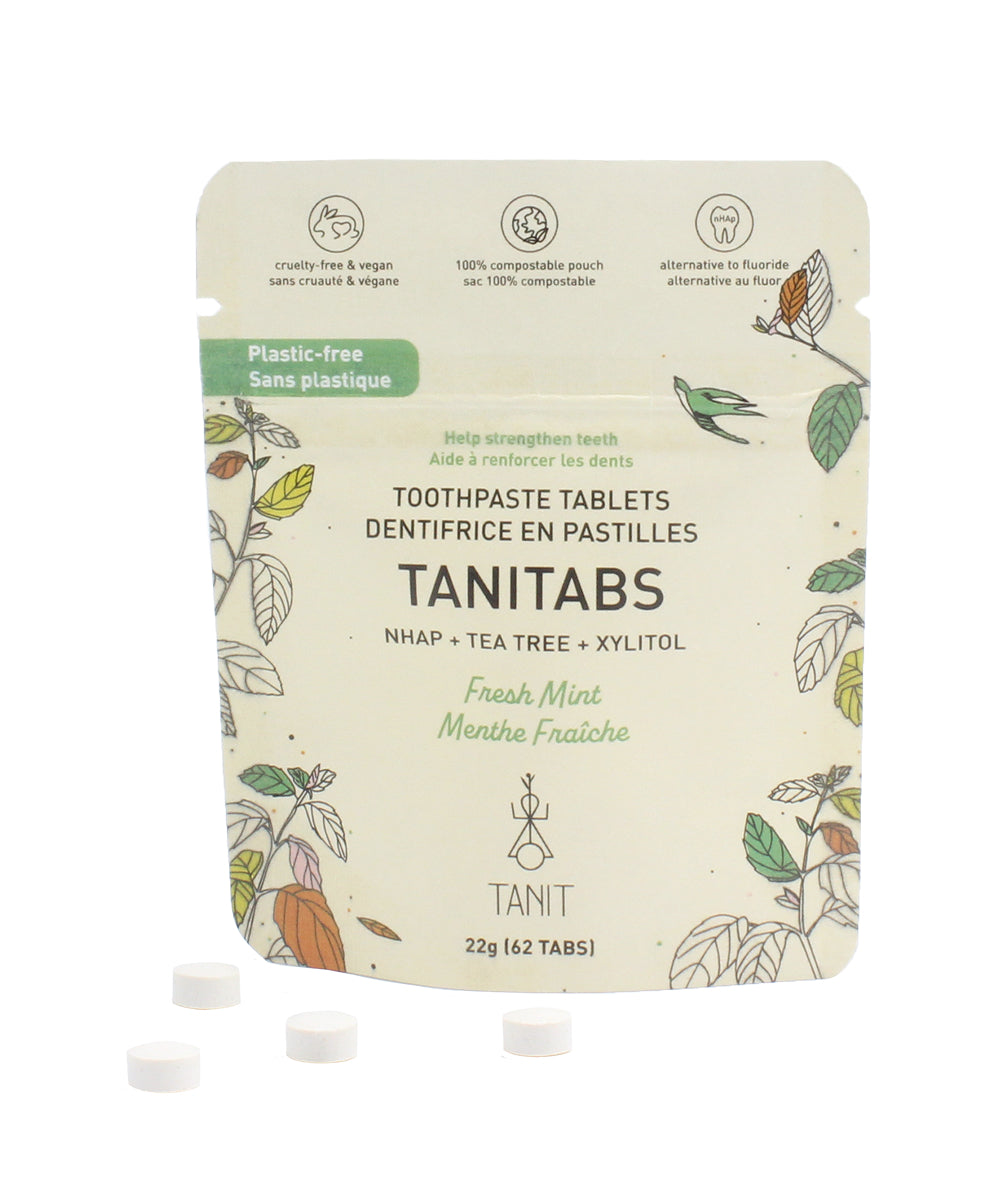 Toothpste Tab., Frsh Mint, 62tab Pch - Tanit