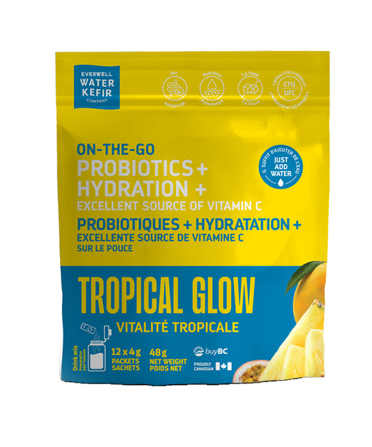 Tropical Glow (12 x 4g), 48g - Everwell Water Kefir