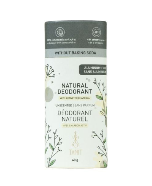 Unscented W/Charcoal, 60g - Tanit