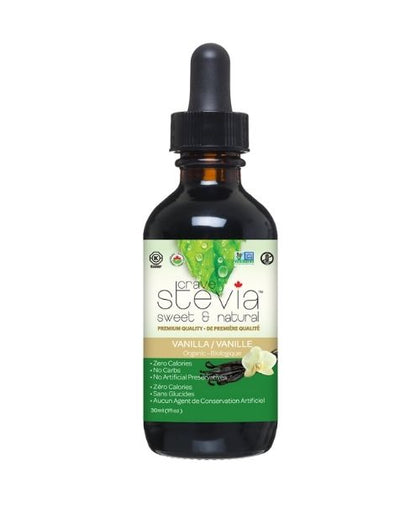 Crave Stevia, Liquid Drops, Vanilla, 30ml