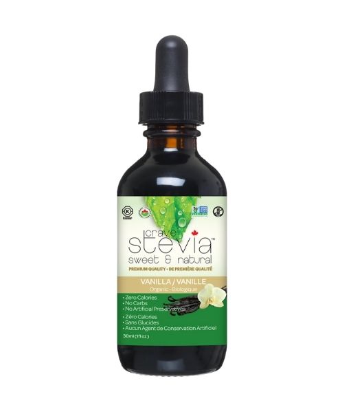 Crave Stevia, Liquid Drops, Vanilla, 30ml