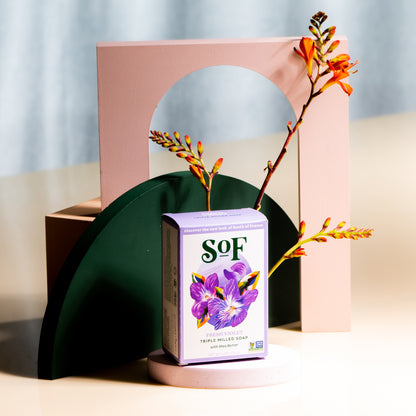 Natural Soap Violet Bouquet, 170 g - South Of France