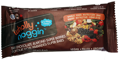 Dark Choco. Almond Superberries 50g 12/Box - Wholly Noggin Foods Ltd