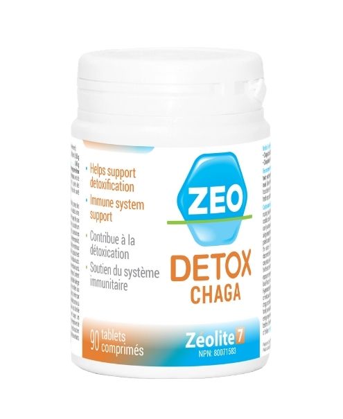 ZeoDetox, Chaga, 90tabs - Mineral Medix
