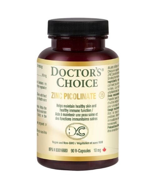 Zinc Picolinate 50mg, 90vcaps - Dr. Choice