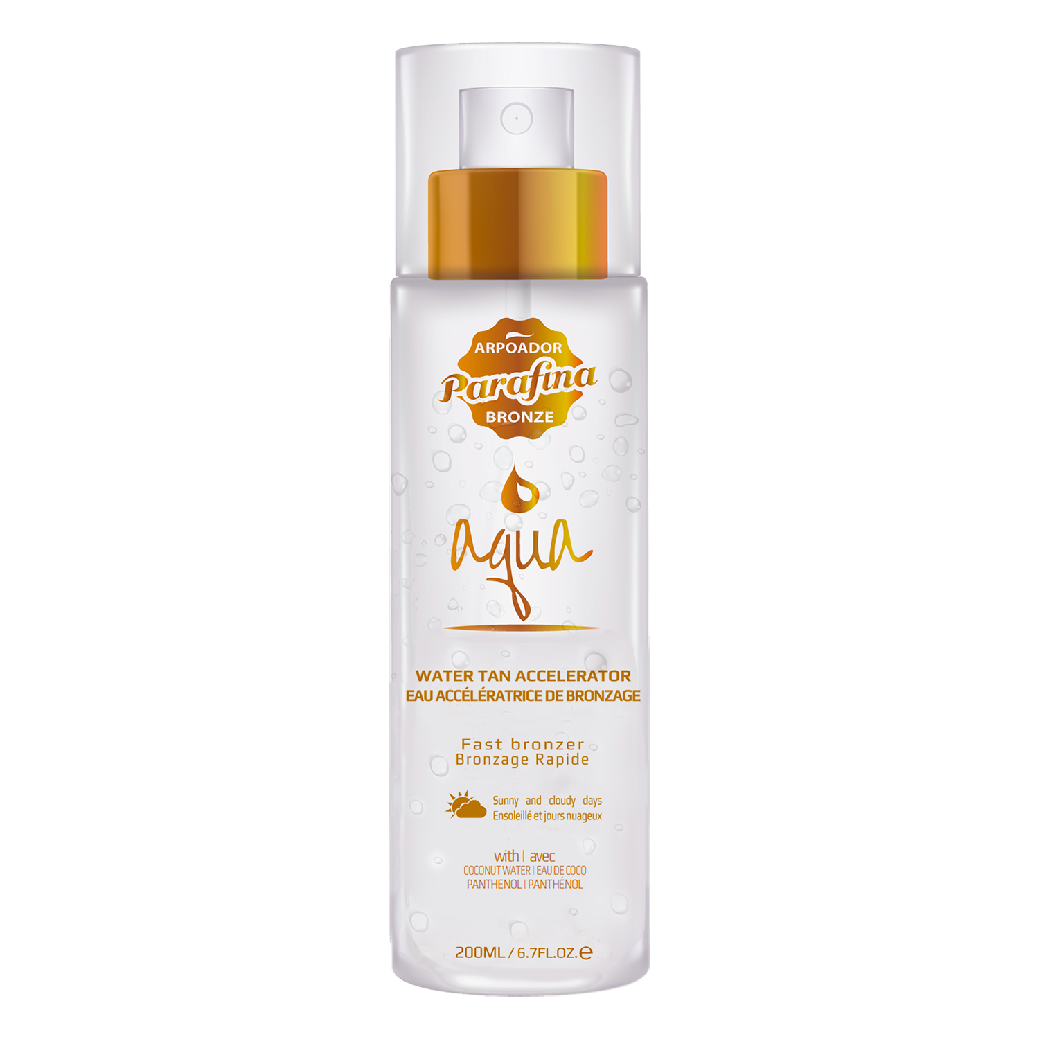 AQUA Accelerator water 200 ml - Parafina Bronze