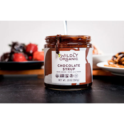 Chocolate Syrup Raw Org, 567ml - Wildly Organic