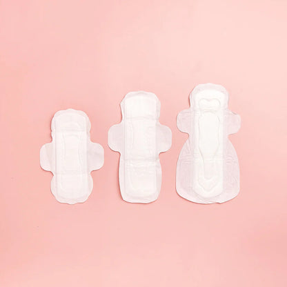 Here We Flo Pads Ultra-Long, with Wings, 10 Pads