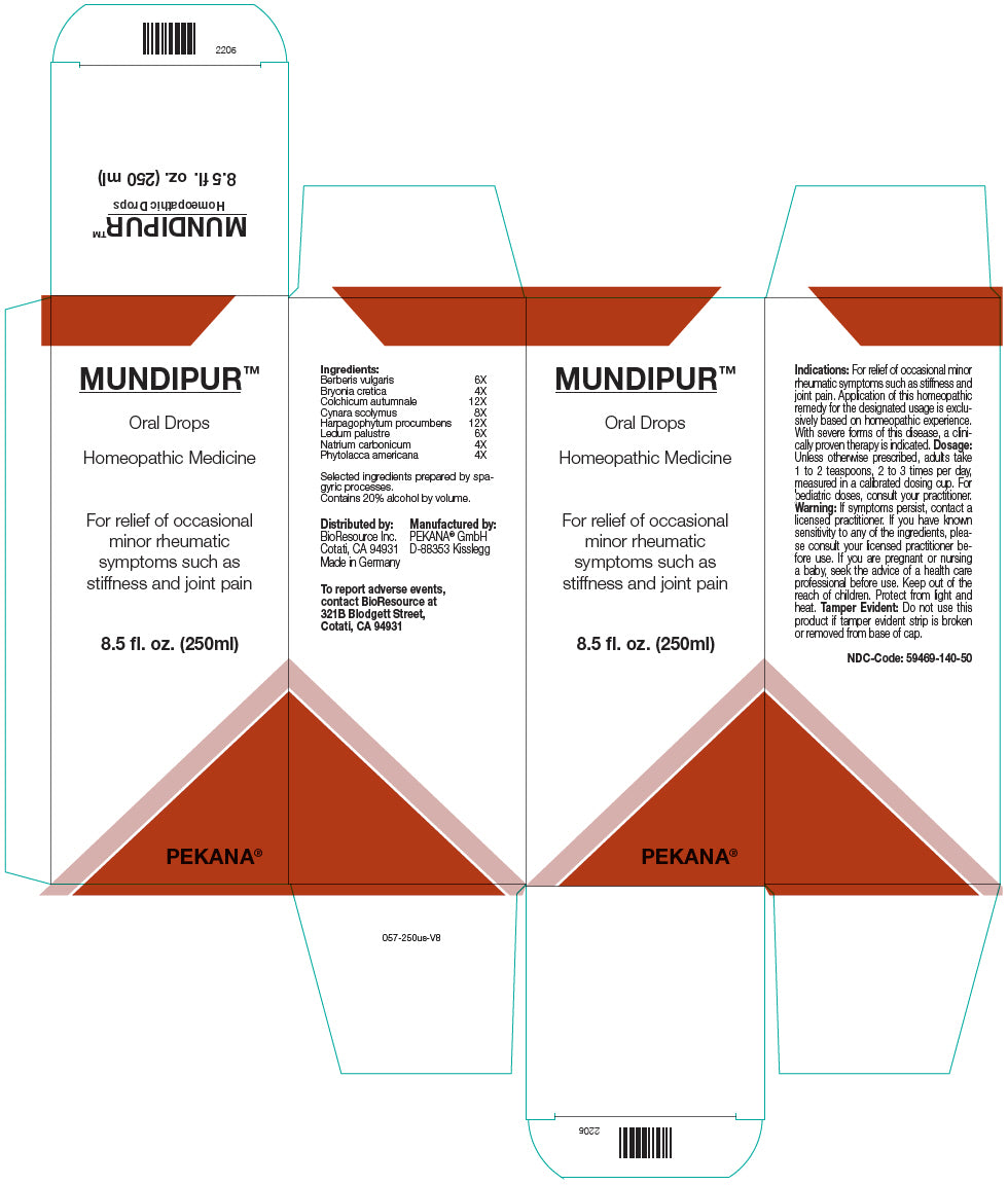 Mundipur, 250 ml - Pekana