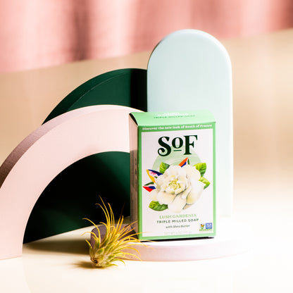 Natural Soap Lush Gardenia, 170 g - South Of France