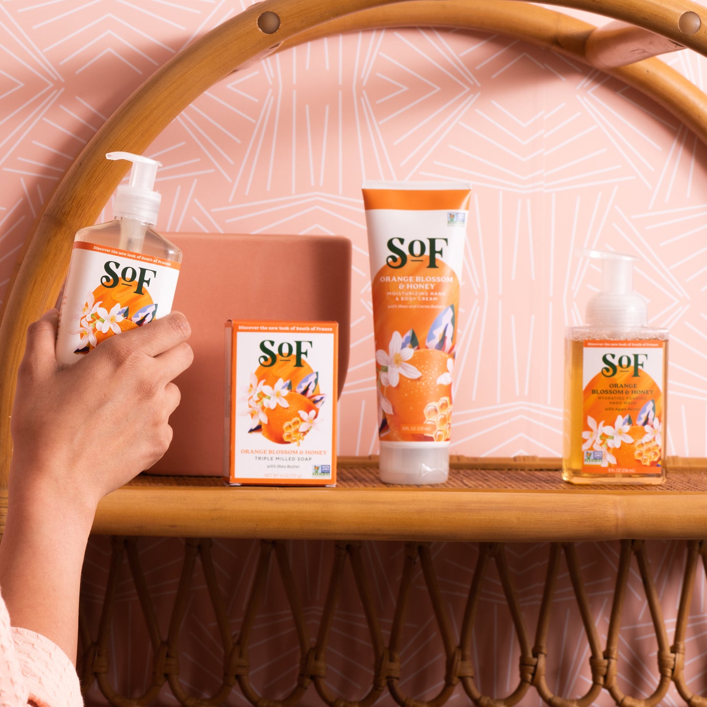 Liquid Soap Orange Honey, 236ml - South Of France