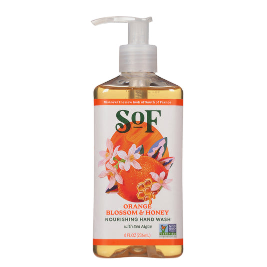 Liquid Soap Orange Honey, 236ml - South Of France