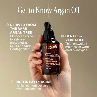 Organic Argan Oil, 120ml - Cliganic