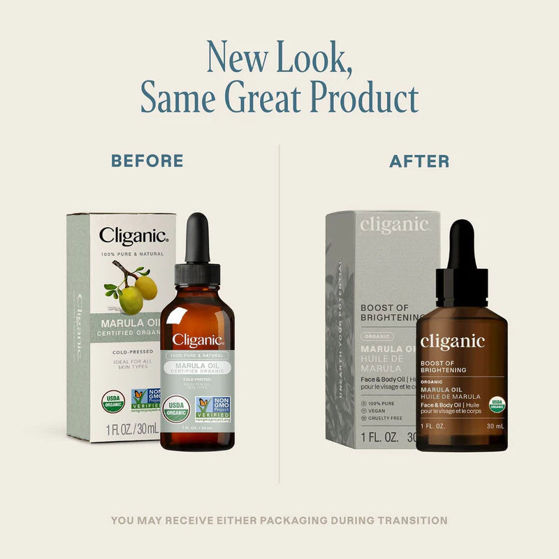 Organic Marula Oil, 30ml - Cliganic