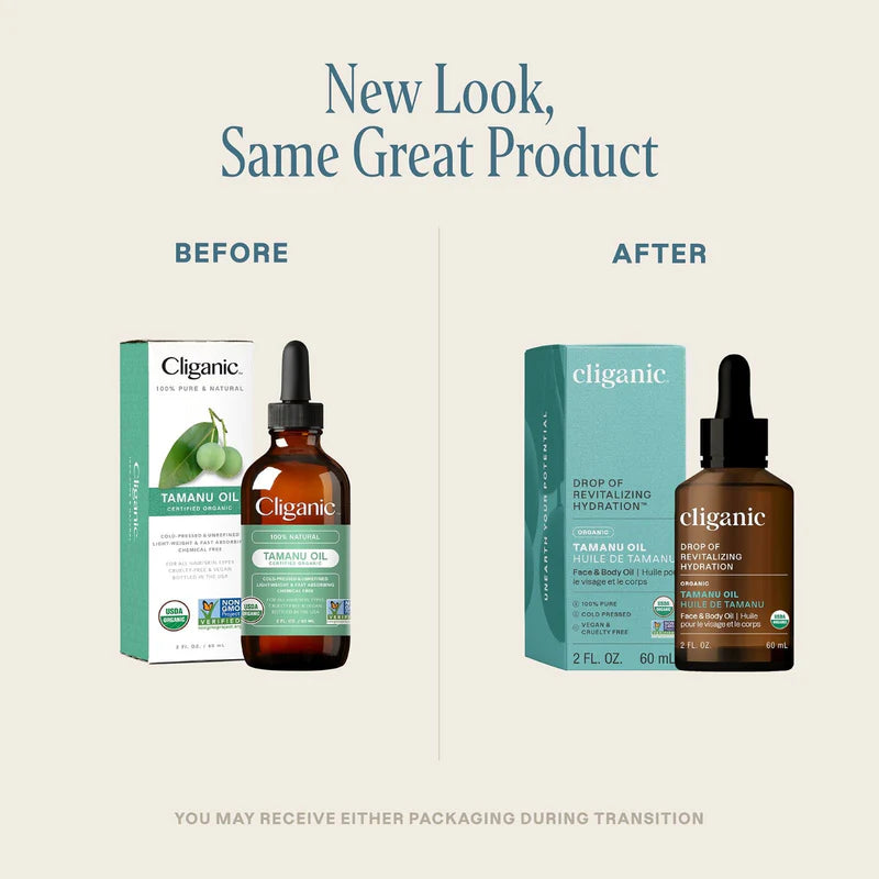 Organic Tamanu Oil, 60ml - Cliganic