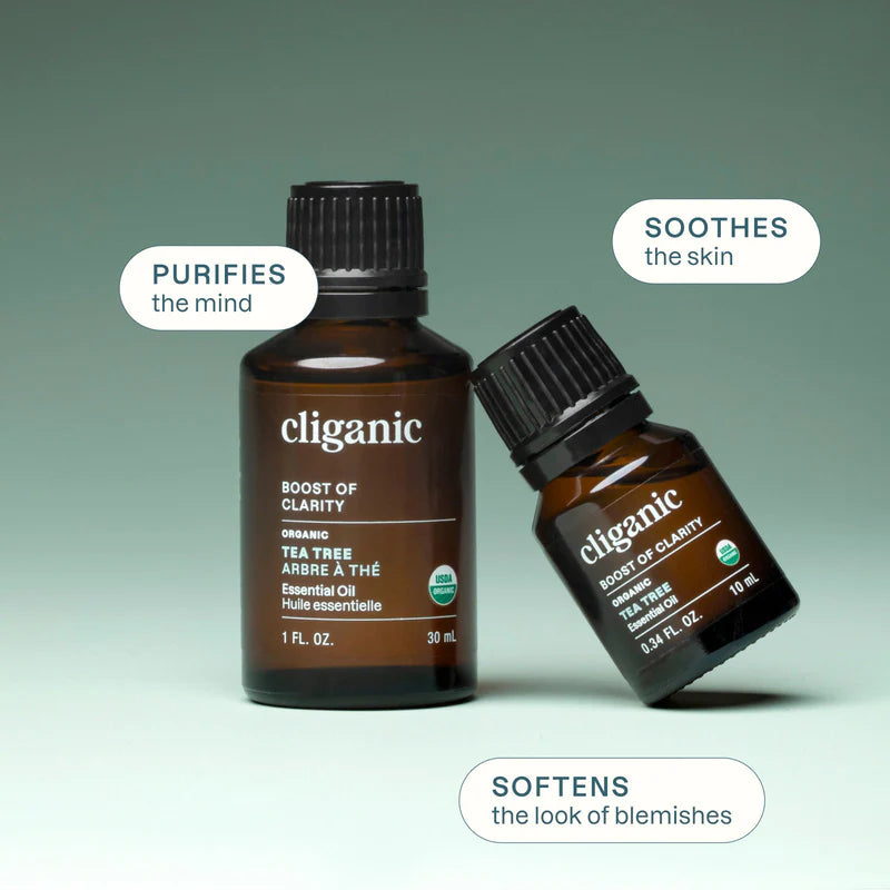 Organic Tea Tree Oil, 30ml - Cliganic