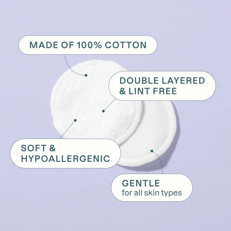 Organic Cotton Rounds, 100ct - Cliganic